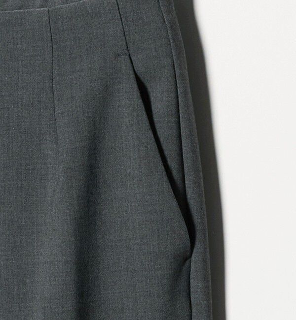 UNITED ARROWS「ダブルクロス スリムパンツ ‐ストレッチ ウォッシャブル‐」|スラックス|