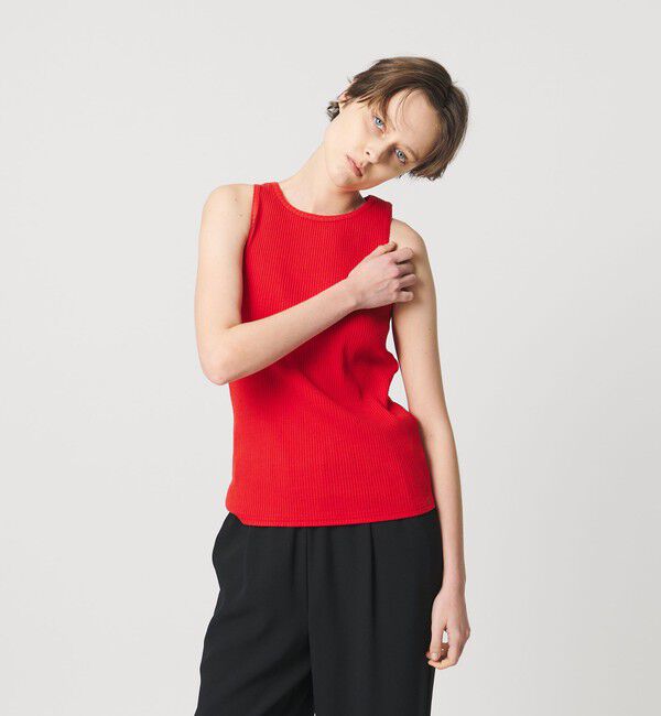 AEWEN MATOPH「＜AEWEN MATOPH＞リブ アメリカンスリーブタンクトップ」|タンクトップ|