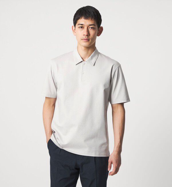 UNITED ARROWS「ポンチ ポロシャツ UA COZY 抗菌防臭 接触冷感」|Tシャツ・カットソー|