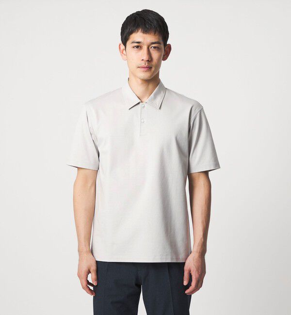 UNITED ARROWS「ポンチ ポロシャツ UA COZY 抗菌防臭 接触冷感」|Tシャツ・カットソー|