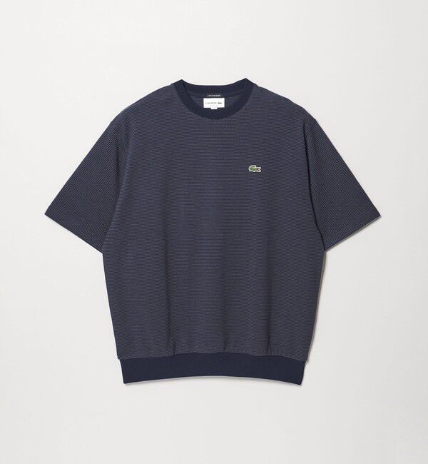 UNITED ARROWS「【別注】＜LACOSTE＞ボーダー クルーネック  Tシャツ」|Tシャツ・カットソー|NAVY