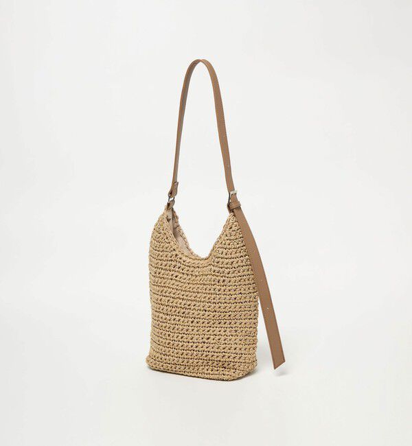 UNITED ARROWS green label relaxing「ペーパーコード ショルダーバッグ」|かごバッグ|