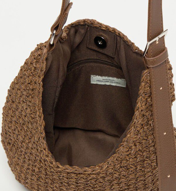 UNITED ARROWS green label relaxing「ペーパーコード ショルダーバッグ」|かごバッグ|