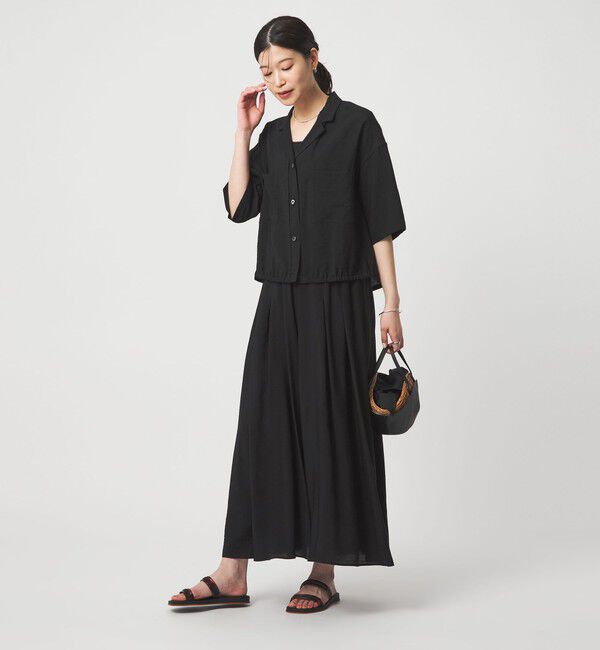 UNITED ARROWS green label relaxing「【WEB限定】＜at ease＞ポケット オープンカラー シャツ」|シャツ・ブラウス|