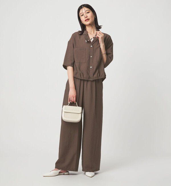 UNITED ARROWS green label relaxing「【WEB限定】＜at ease＞ポケット オープンカラー シャツ」|シャツ・ブラウス|