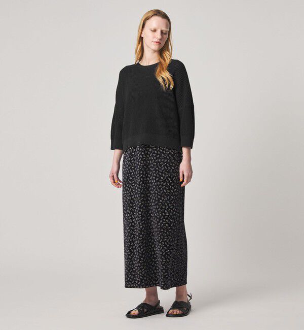 STEVEN ALAN「＜Steven Alan＞コットン リブ プルオーバー ニット」|ニット・セーター|