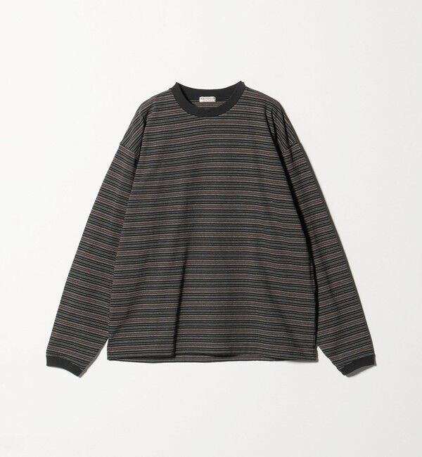BEAUTY&YOUTH UNITED ARROWS「オルタネイトボーダー ボリュームスリーブ クルーネック カットソー」|Tシャツ・カットソー|