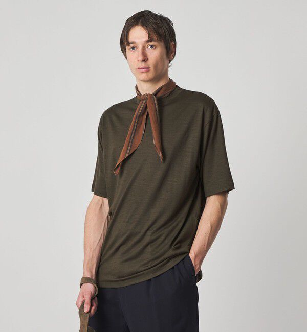 STEVEN ALAN「＜Steven Alan＞ メリノウール クルーネック ショートスリーブ Tシャツ」|Tシャツ・カットソー|