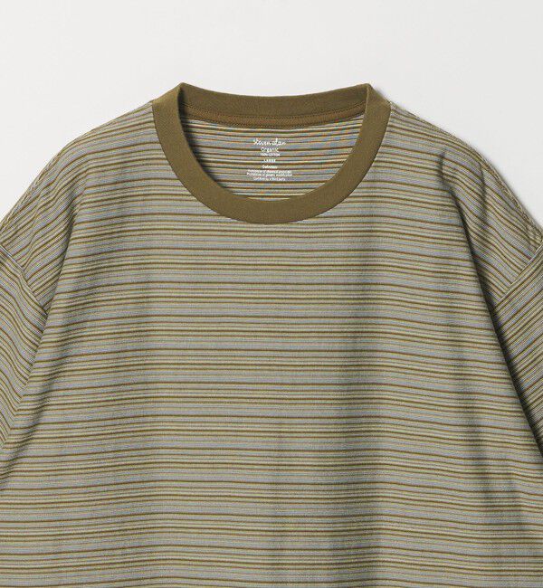 STEVEN ALAN「＜Steven Alan＞ オーガニックコットン マルチボーダー ショートスリーブ Tシャツ」|Tシャツ・カットソー|