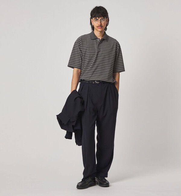 STEVEN ALAN「＜Steven Alan＞ ツイスト ボーダー ポロシャツ」|ポロシャツ|