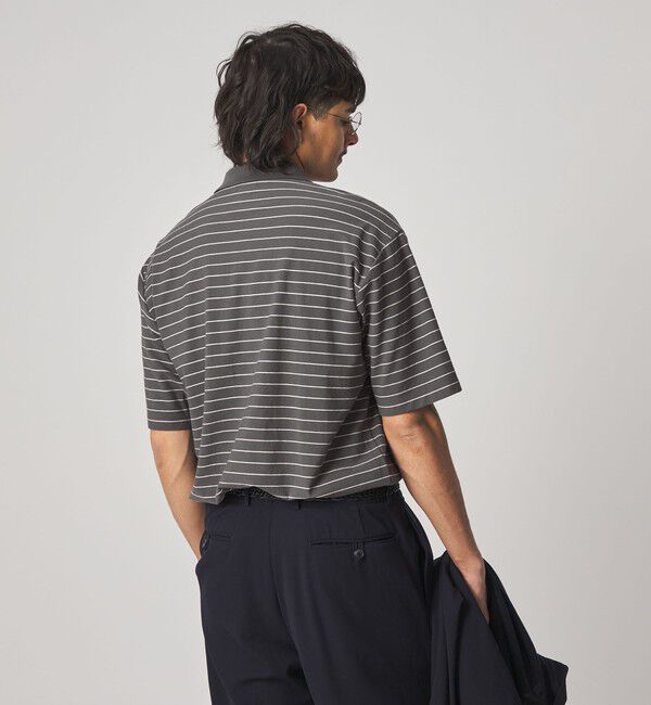 STEVEN ALAN「＜Steven Alan＞ ツイスト ボーダー ポロシャツ」|ポロシャツ|