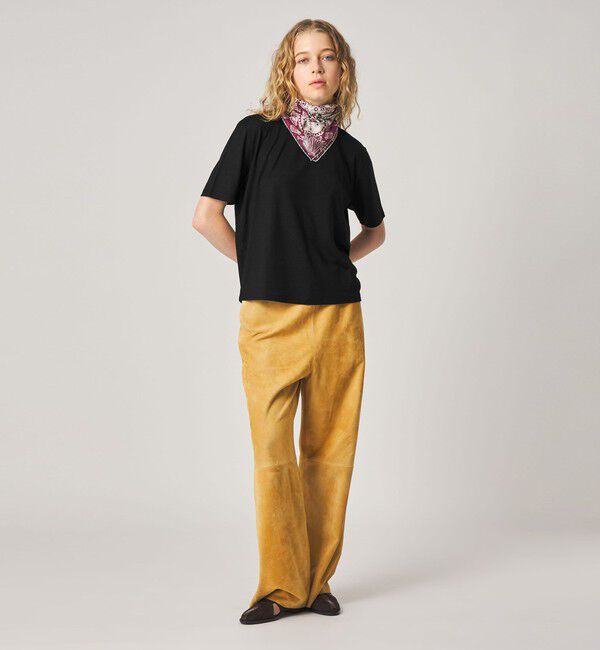 STEVEN ALAN「＜Steven Alan＞ウール ジャージー Tシャツ」|Tシャツ・カットソー|