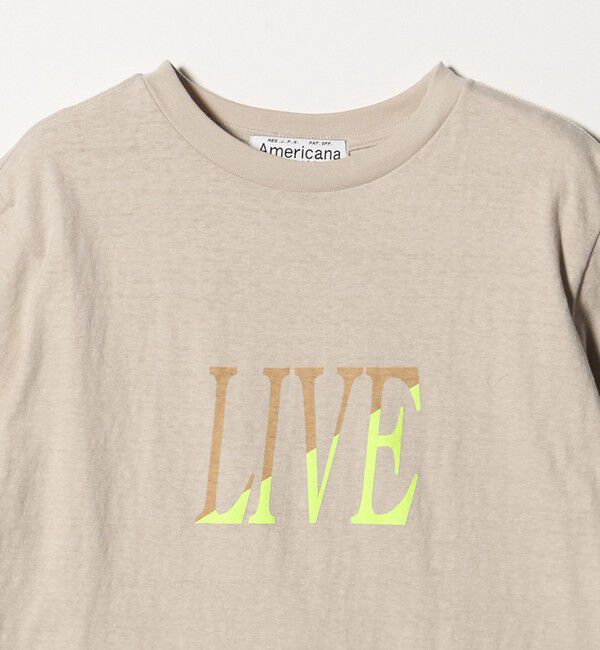 BEAUTY&YOUTH UNITED ARROWS「＜Americana＞LIVE プリント Tシャツ」|Tシャツ・カットソー|