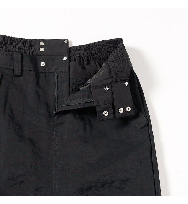 Ray BEAMS 「ダブル ウエスト タック スカート」|タイト|