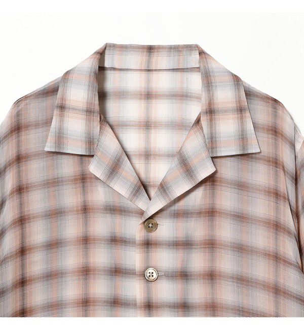 BEAMSBOY「maturely / ボイル チェック 5スリーブ シャツ」|シャツ・ブラウス|