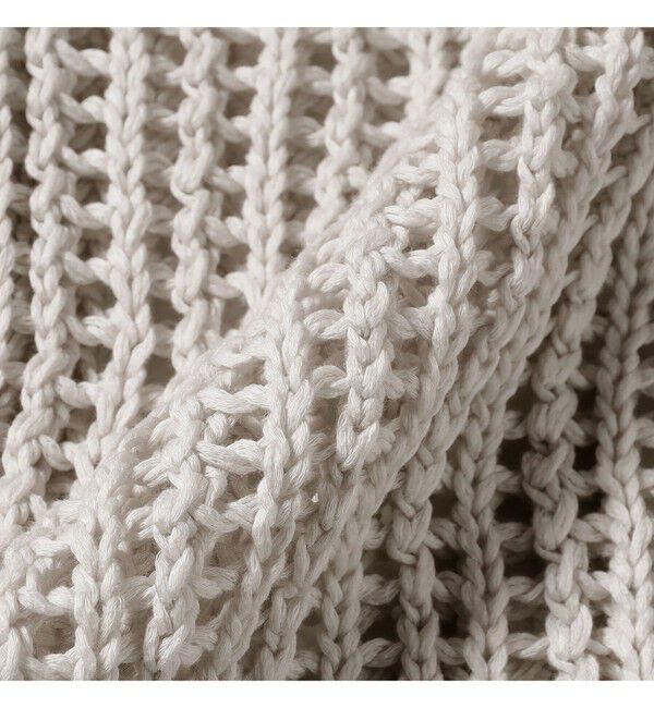 Demi-Luxe BEAMS 「3ゲージ コットン メッシュ カーディガン」|ニット・セーター|