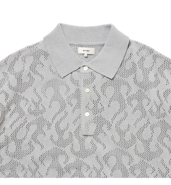 BEAMS「12ゲージ メッシュポロシャツ」|ポロシャツ|