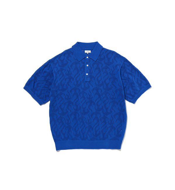 BEAMS「12ゲージ メッシュポロシャツ」|ポロシャツ|ROYAL_BLUE