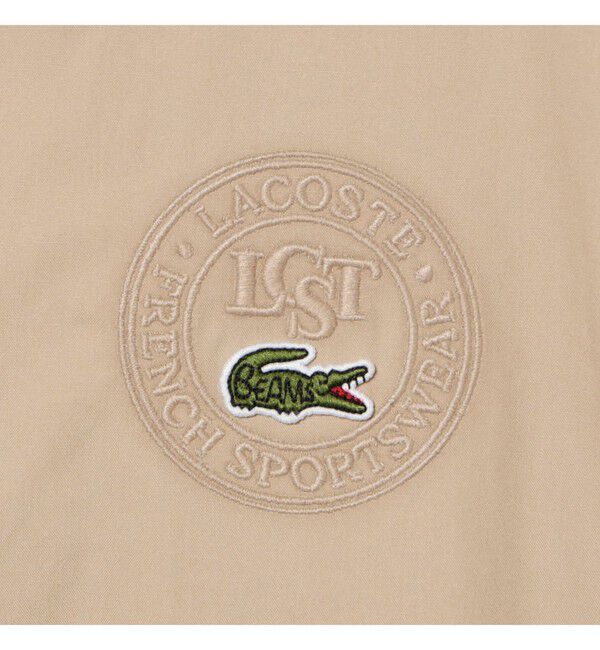 BEAMS「【別注】LACOSTE / スタンドカラー ブルゾン」|ブルゾン・スタジャン|