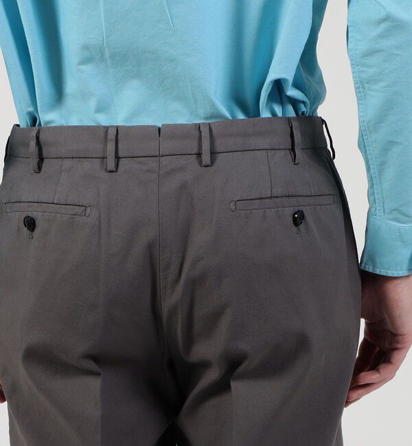 TOMORROWLAND MENS「ストレッチオックスフォード スリムストレートパンツ」|スラックス|