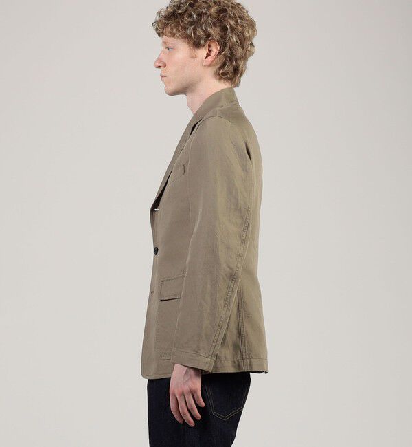 TOMORROWLAND MENS「リネンコットン シングルブレステッド 3Bジャケット SONDRIO」|テーラードジャケット|