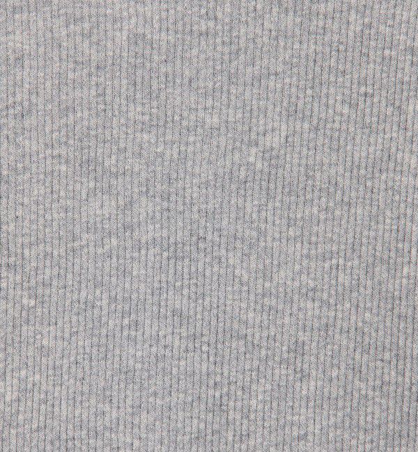 GALERIE VIE「ギザコットンリブ クルーネックプルオーバー」|ニット・セーター|