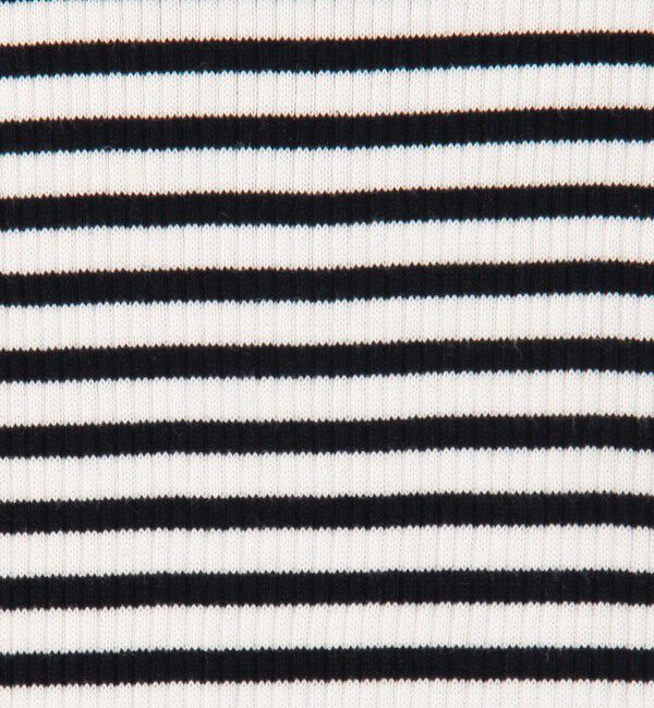 GALERIE VIE「ギザコットンリブ クルーネックプルオーバー」|ニット・セーター|