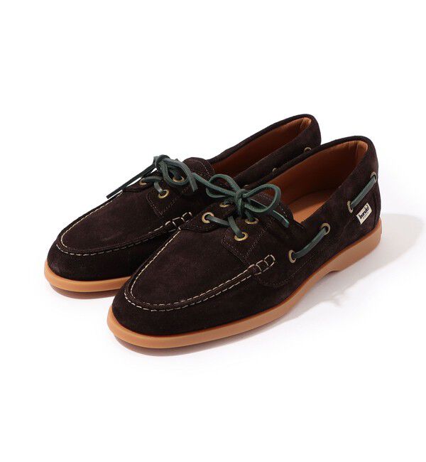 TOMORROWLAND GOODS「bondal MADRID スエード ボートシューズ」|デッキシューズ|49 ダークブラウン
