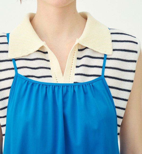 MACPHEE「【WEB先行予約】トリコットジャージー キャミソールワンピース」|ワンピース|