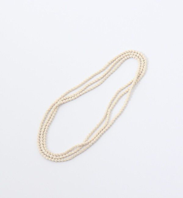 NOLLEY'S「【CITRUS/シトラス】 POMPOMネックレス」|ネックレス|オフホワイト