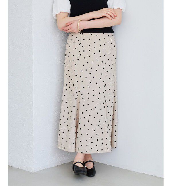 VIS「美easyリネンライクマーメイドスカート/イージーケア・接触冷感・セットアップ対応」|スカート|