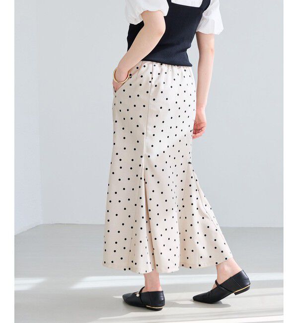 VIS「美easyリネンライクマーメイドスカート/イージーケア・接触冷感・セットアップ対応」|スカート|