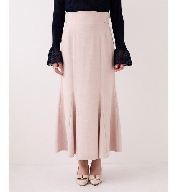 VIS「美easyリネンライクマーメイドスカート/イージーケア・接触冷感・セットアップ対応」|スカート|