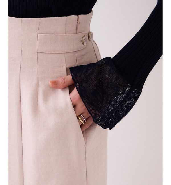 VIS「美easyリネンライクマーメイドスカート/イージーケア・接触冷感・セットアップ対応」|スカート|