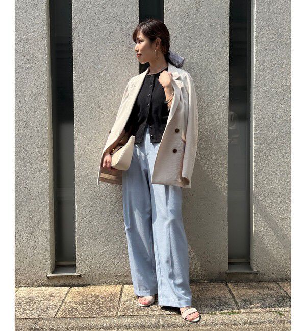 VIS「パターンメッシュカーディガン」|カーディガン|