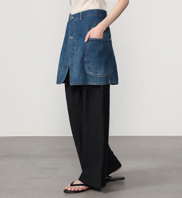  「orSlow | デニム オーバーラップスカート WOMEN」|その他|