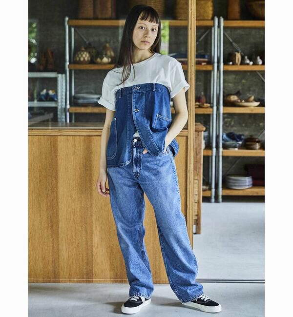  「orSlow | デニム オーバーラップスカート WOMEN」|その他|