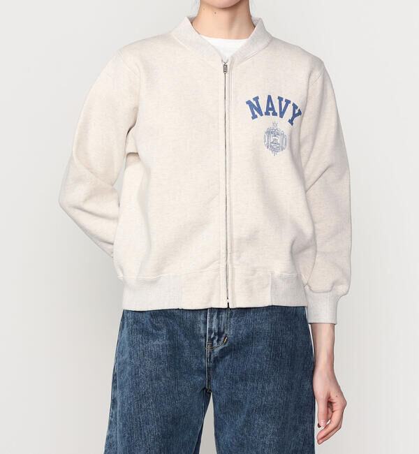  「BUZZ RICKSON'S | 〈別注〉 ジップスウェット WOMEN」|スウェット・ジャージ|OATMEAL