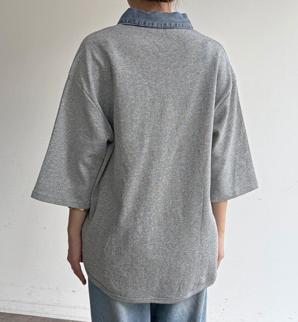  「【WEB限定】ダンガリードッキングトップス」|Tシャツ・カットソー|