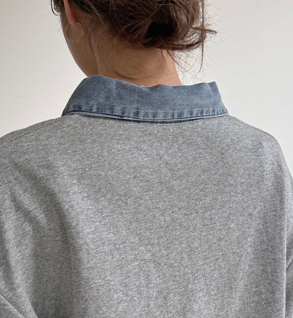  「【WEB限定】ダンガリードッキングトップス」|Tシャツ・カットソー|