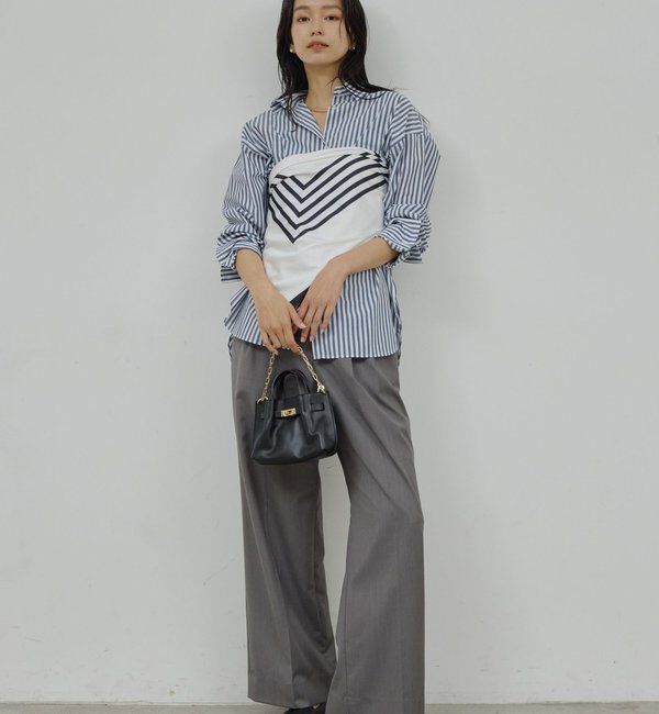  「【2.718】レザーチェーンミニバッグ」|クラッチバッグ|