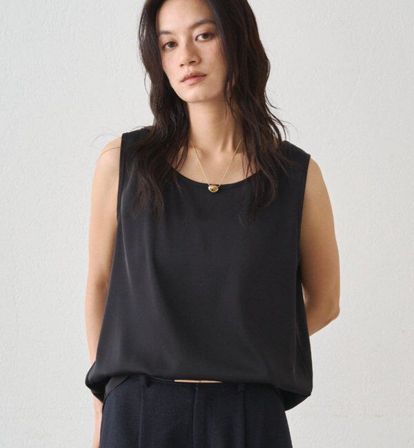  「サテンインナータンク」|シャツ・ブラウス|