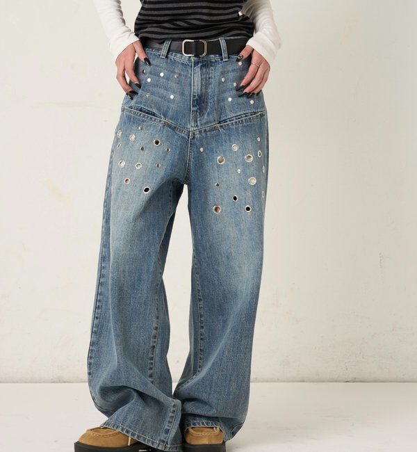  「アイレットスラポケブラストデニム」|デニム|