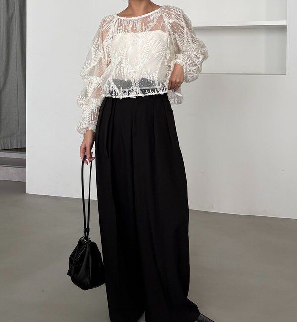  「【yuu企画】【サイズ展開あり】アシメウエストパンツ」|チノ|