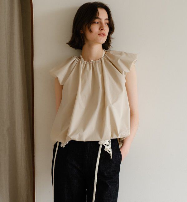  「パフギャザーバルーントップス」|シャツ・ブラウス|アイボリー