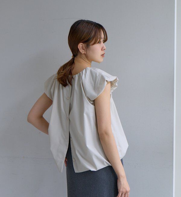  「パフギャザーバルーントップス」|シャツ・ブラウス|