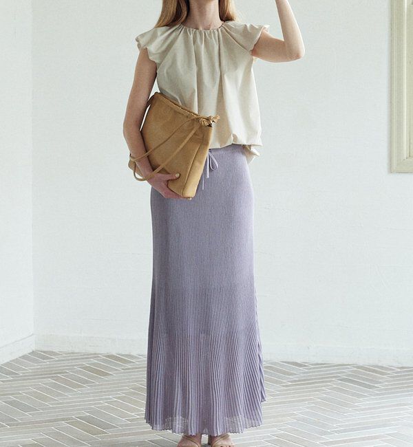  「シアープリーツニットスカート」|スカート|