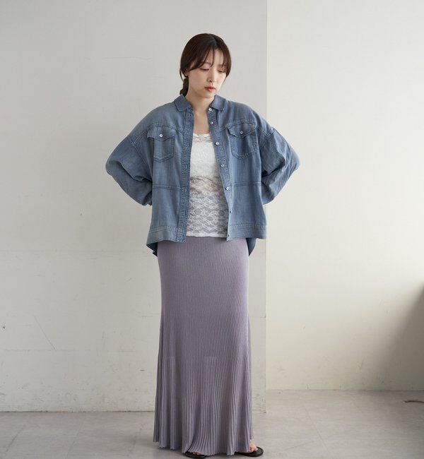  「シアープリーツニットスカート」|スカート|