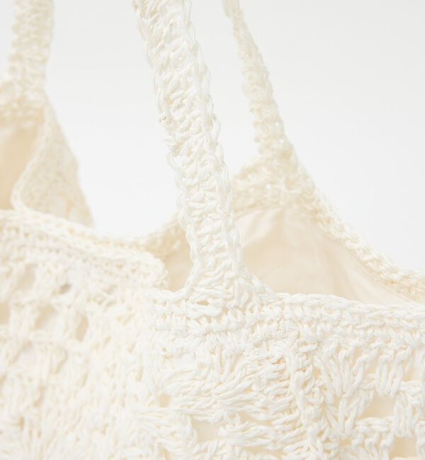 collex「【Swaraj /スワラージ】手編みペーパーラフィアトートバッグ【予約】」|かごバッグ|