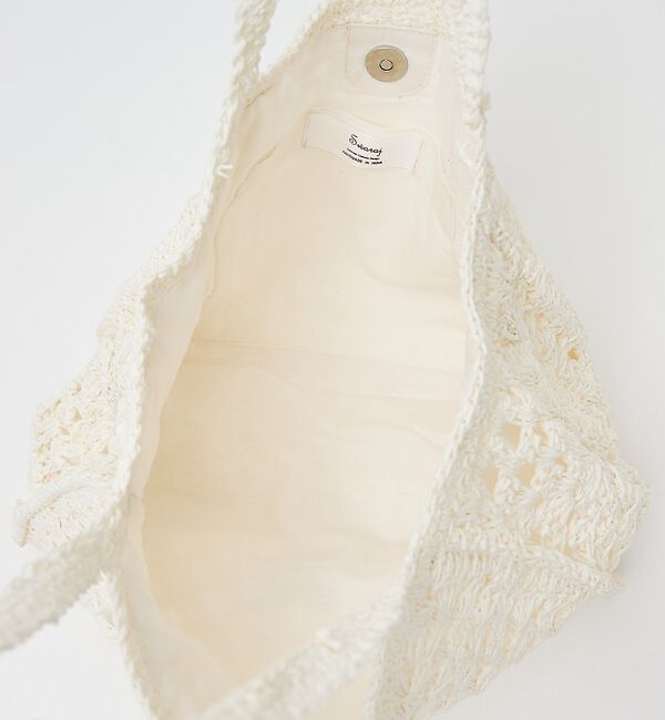 collex「【Swaraj /スワラージ】手編みペーパーラフィアトートバッグ【予約】」|かごバッグ|